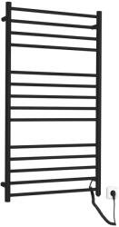 SAPHO Redondo elektromos törölközőszárító radiátor 63x116 cm, matt fekete ER230BV (ER230BV)