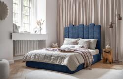 Miuform Dreamy Aurora kék, bársony kétszemélyes ágy, 180 x 200 cm (MF-1506VR11)