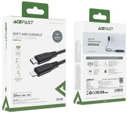 ACEFAST C3-01, USB-C do Lightning, 30W, 1.2m Negru (26557)