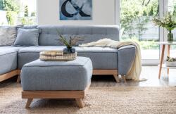 Miuform Világoskék kárpitozott lábtartó Miuform Dazzling Daisy 56 x 56 cm (MF-858L74A)