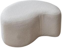 Miuform Krémszínű, fehér kárpitozott Miuform Miuf puff, 64 x 68 cm (MF-889NON01)