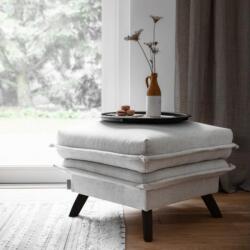 Miuform Bézs színű kárpitozott lábtartó Miuform Charming Charlie 60 x 60 cm (MF-970LIN1)