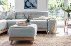 Miuform Világosszürke kárpitozott lábtartó Miuform Dazzling Daisy 56 x 56 cm (MF-859L90)