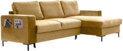 Miuform Lofty Lilly 236 cm-es bársony kihúzható kanapé, jobb oldali (MF-874KRO1)
