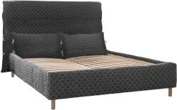 Miuform Szürke kárpitozott kétszemélyes ágy Miuform Sleepy Luna 160 x 200 cm (MF-939SQ2)
