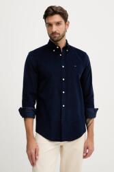 Tommy Hilfiger kordbársony ing legombolt galléros, sötétkék, regular, MW0MW40486 - sötétkék M