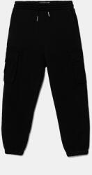 Calvin Klein gyerek pamut melegítőnadrág - fekete 128 - answear - 29 990 Ft