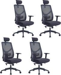 Mercury 4PACK ARES irodai szék fekete (4 db)