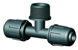 LPE T-idom külső menettel 16 x 1/2 x 16 (IE.816.16B)