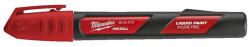 Milwaukee INKZALL Jelölő filc szelepes Piros 1db (Rendelési egység 12 db) (4932492143)