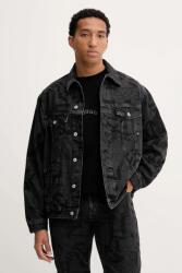 Karl Lagerfeld Jeans farmerdzseki fekete, átmeneti, oversize, A4M14013 - fekete M