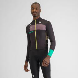 Sportful Tricou Sportful BREAKOUT SUPERGIARA THERMAL, black huckleberry olive green (M)