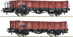 Roco 6600150 Nyitott teherkocsi készlet, Wddth, PKP III (9005033071691)