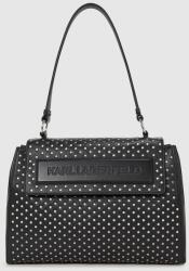 Karl Lagerfeld bőr táska - fekete Univerzális méret - answear - 119 990 Ft