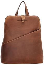 Hide And Stiches ferde előzsebes konyak színű közepes divathátizsák 20824005