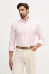 Tommy Hilfiger ing legombolt galléros, rózsaszín, slim, MW0MW40458 - rózsaszín M