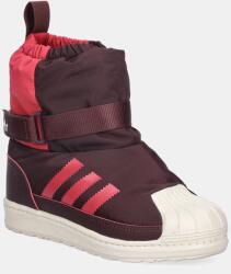 adidas Originals gyerek téli csizma SUPERSTAR 360 WTR BOOT - burgundia 35