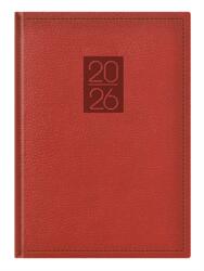 TopTimer Határidőnapló 2026 napi B/5 TOPTIMER Classic C020 bordó, szombat és vasárnap külön oldalon (C020C-002)