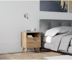 AGK Éjjeliszekrény Barlo - Walnut (835PUQ2702)