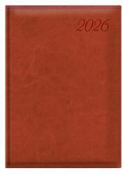 TopTimer Határidőnapló 2026 napi B/5 TOPTIMER Image I020 vörösesbarna, szombat és vasárnap külön oldalon (26C020I-001)