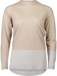 POC Tricou damă POC Pure LS, sandstone beige/granite grey (XS)