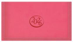 TopTimer Zsebnaptár 2026 heti fekvő TOPTIMER Ace A030 korallpiros (26C030A-00K)