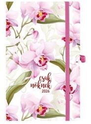 TopTimer Határidőnapló 2026 A/5 heti TOPTIMER Csak Nőknek Orchidea (26N018J-004)