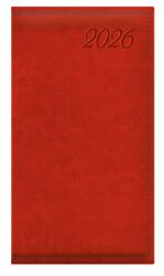 TopTimer Zsebnaptár 2026 heti álló TOPTIMER Image I035 piros (26C035I-002)