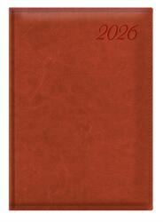 TopTimer Határidőnapló 2026 napi A/5 TOPTIMER Image I021 vörösesbarna (26C021I-001)