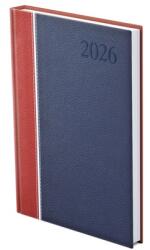 TopTimer Határidőnapló 2026 B/5 heti TOPTIMER Groovy G011 bordó-fehér-kék (26T011G-2F4)