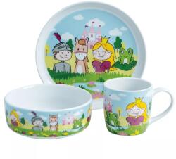 Gastro Set de veselă pentru copii Prințesă, 3 piese Set pentru masa bebelusi