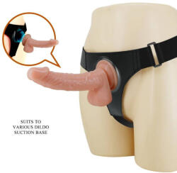 Pretty Love - univerzális öv dildóval, 19 cm természetes érzéssel - szexvital