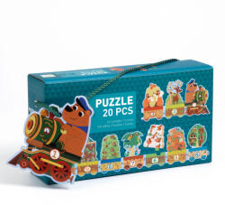 DJECO Sorozatkirakó puzzle - 10-ig számolok, 20 db-os - I count (DJ08194) - babaagynemubolt