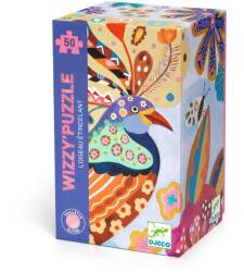 DJECO Varázs puzzle - Sziporka, 50 db-os - Sparkling bird (DJ07022)