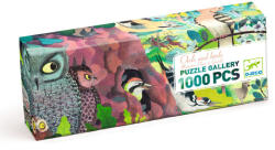 DJECO Művész puzzle - Baglyok és madarak, 1000 db-os - Owls and birds (DJ07644)