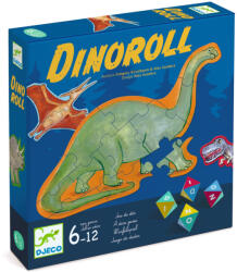 DJECO Társasjáték - Dino-dino - Dinoroll (DJ00822) - babaagynemubolt
