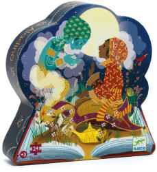 DJECO Formadobozos puzzle - Aladdin, 24 db-os - Aladdin (DJ07281) - babaagynemubolt