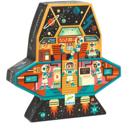 DJECO Formadobozos puzzle - Űrállomás, 54 db-os - Space station (DJ07291) - babaagynemubolt