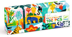DJECO Művész puzzle - Dzsungel, 100 db-os - Jungle (DJ07619)