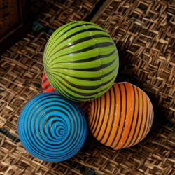  Csíkos meteor labda 7 cm (ST7021) - topjatekbolt