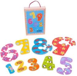 Bigjigs Toys Puzzle Számok 1-től 9-ig BJ