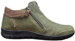 Wild R732 Khaki női teljes bőr fél csizma 36