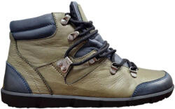 Wild 017-26017 Női teljes bőrből készült mezítlábas bokacsizma khaki színben 40