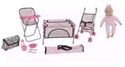 DIMIAN Bambolina: Óriás játékbaba készlet kiegészítőkkel - 10 db-os (BD2126) - ejatekok