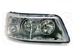 VW T5 2003-2009 Transporter - Fényszóró H7/H1 jobb, +alsó tartó (motorral) DEPO
