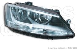 VW Jetta 2011-2014 - Fényszóró 2H7 jobb, fek. h. (motorral) DEPO