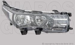 Toyota Corolla 2013-2019 - Fényszóró HB3/H11+LED jobb (motoros) -16 DEPO