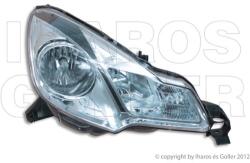 Citroen C3 2013-2017 - FSZ H7/H1 jobb, fekete házas (motorral) DEPO