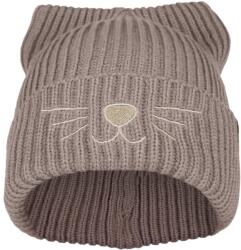 Bontis Căciulă tricotată cu broderie pisică - Cașmir | uni (P362-4)