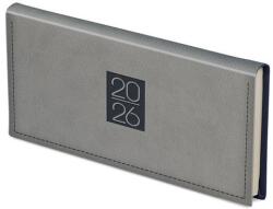 Toptimer Zsebnaptár TOPTIMER Classic C030 fekvő sárga lapos szürke 2026 (C030C-005) - fotoland